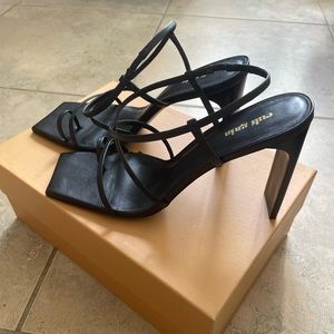 Cult Gaia black sandal heal. Great condition